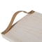 Vintiquewise Decorative Natural Wooden Rectangular Tray Serving Board with Brown Leather Handles QI004385 - alternate 3